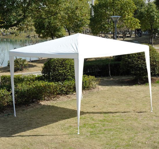 easycomfort easycomfort gazebo da giardino tenda da esterno impermeabile struttura in acciaio 3x3m bianco ean 8054111844819