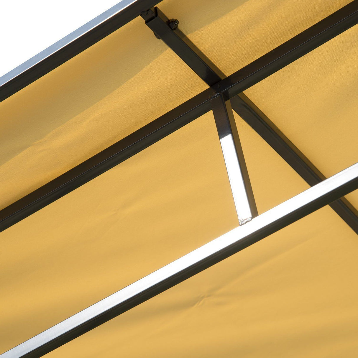 easycomfort easycomfort gazebo pergola per barbecue bbq con tetto ignifugo in poliestere 215 x 150 x 180220 cm beige ean 8054144133874