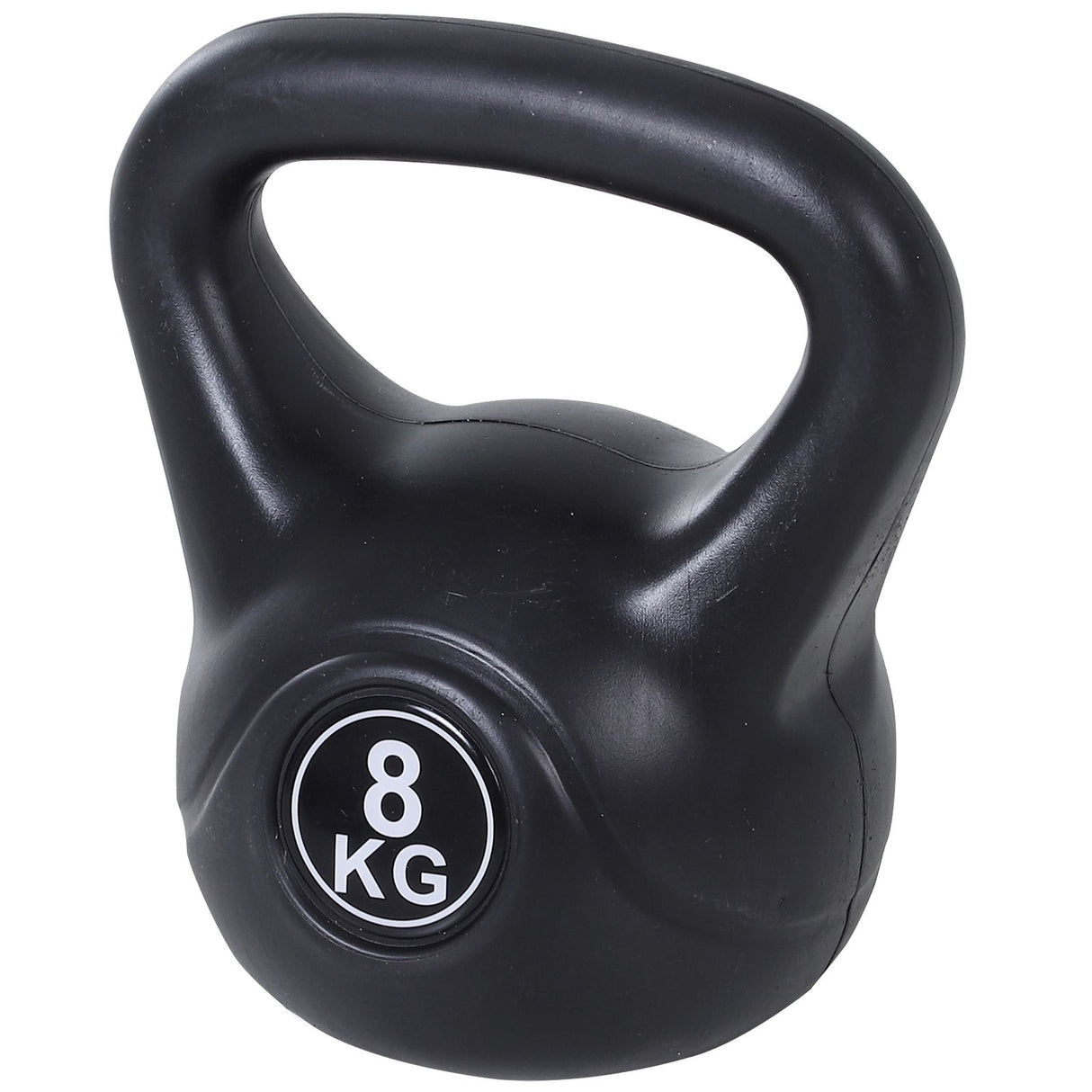 easycomfort easycomfort kettlebell 8 kg per allenamento cross training nero ean 8054111840002