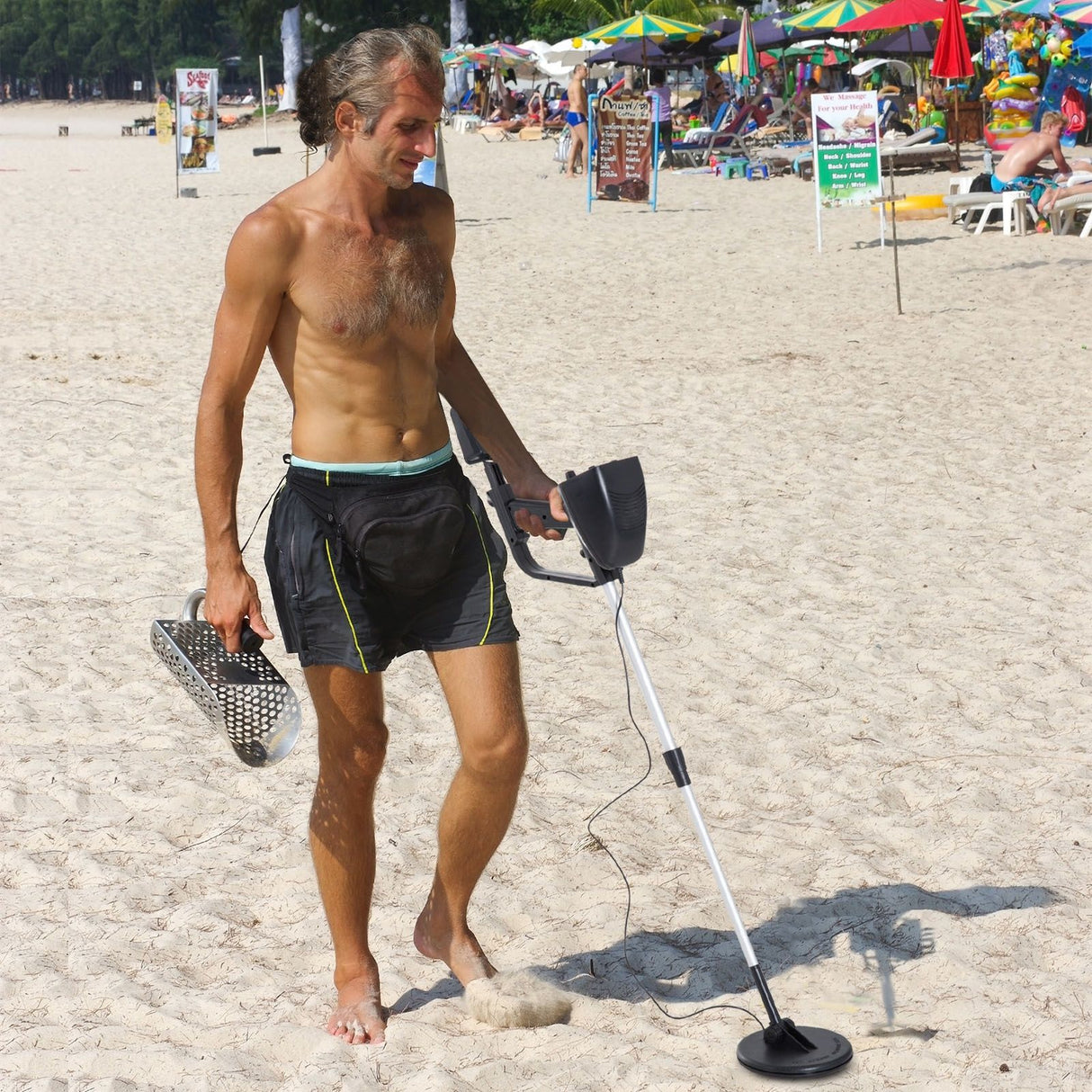 easycomfort easycomfort metal detector impermeabile con sistema di discriminazione e attacco per cuffia ean 8054144132808