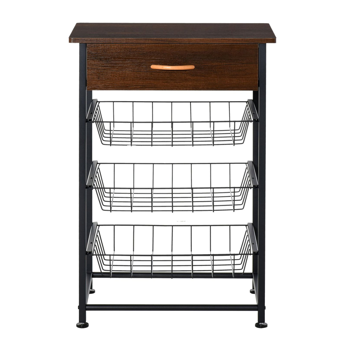 easycomfort easycomfort mobiletto cucina salvaspazio con cestelli estraibili in metallo ean 8054144135564