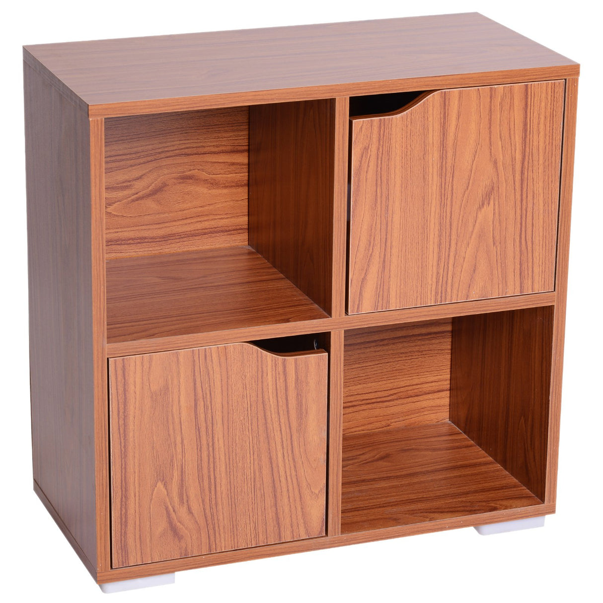 easycomfort easycomfort mobiletto libreria a 4 scomparti in pannelli particelle 60 x 29 x 60cm ean 8054111842235
