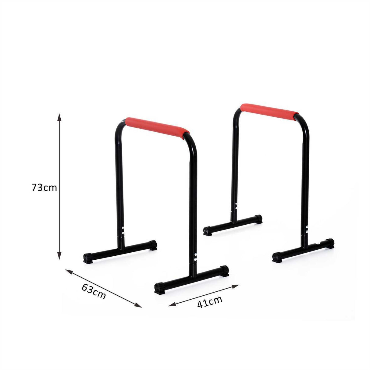 easycomfort easycomfort parallele fitness per il potenziamento e la tonificazione muscolare in tubi dacciaio altezza 73cm ean 8054111840668