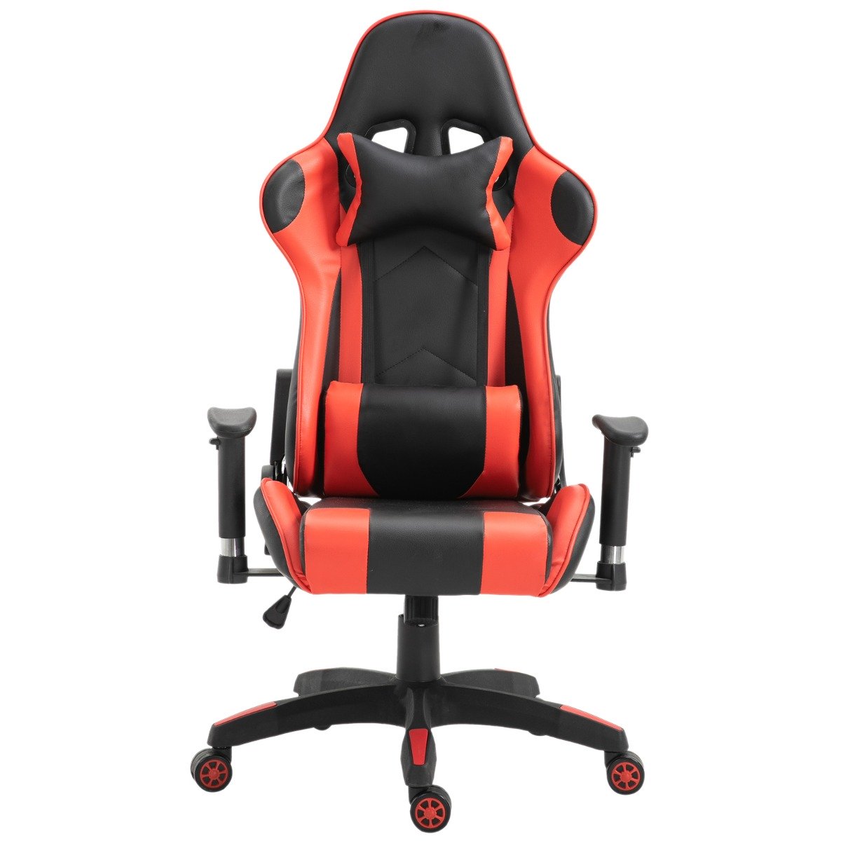 easycomfort easycomfort poltrona da gaming in ecopelle premium ergonomica schienale alto nero e rosso ean 8054144134611