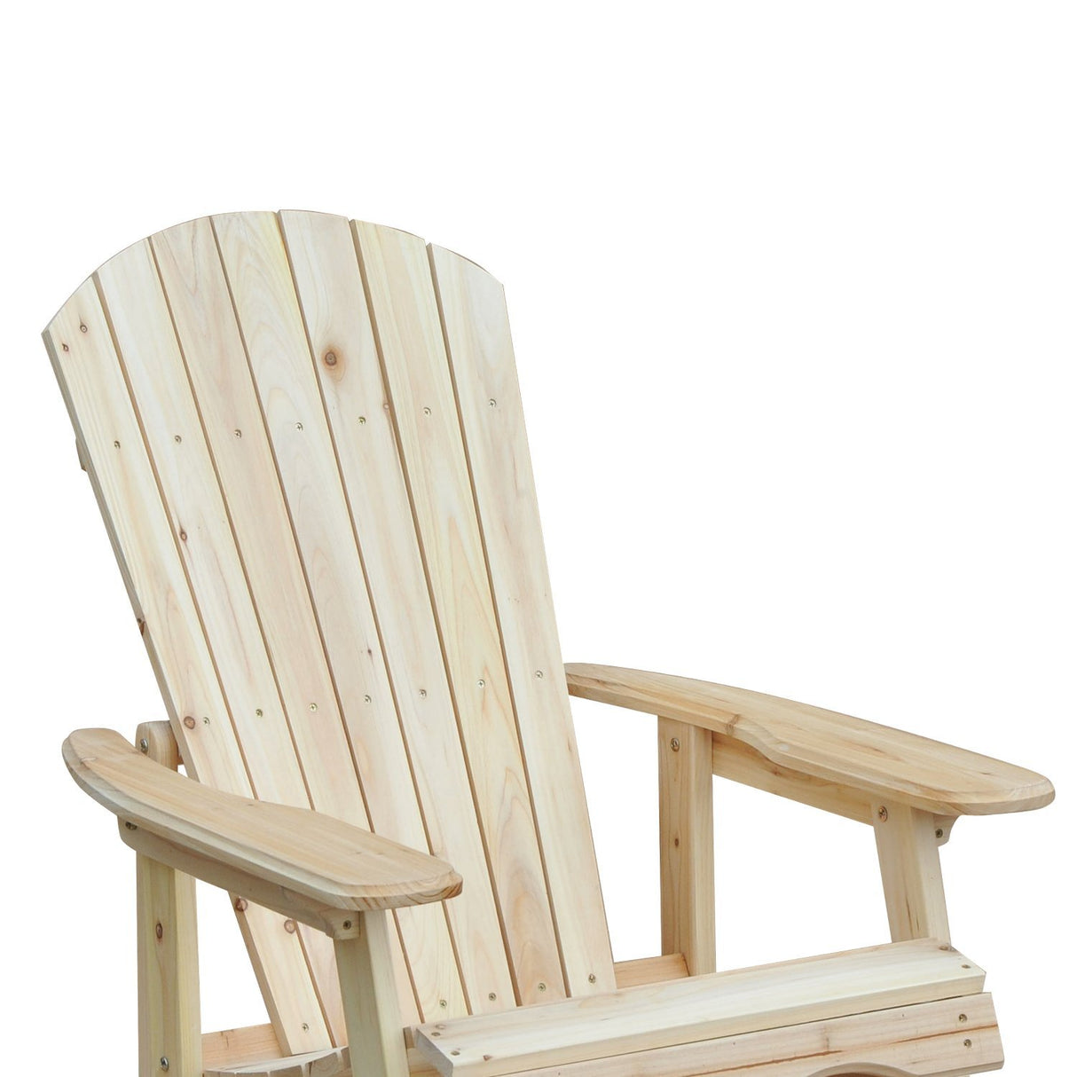 easycomfort easycomfort poltroncina a sdraio adirondack in legno da esterno con poggiapiedi ean 8055776912295