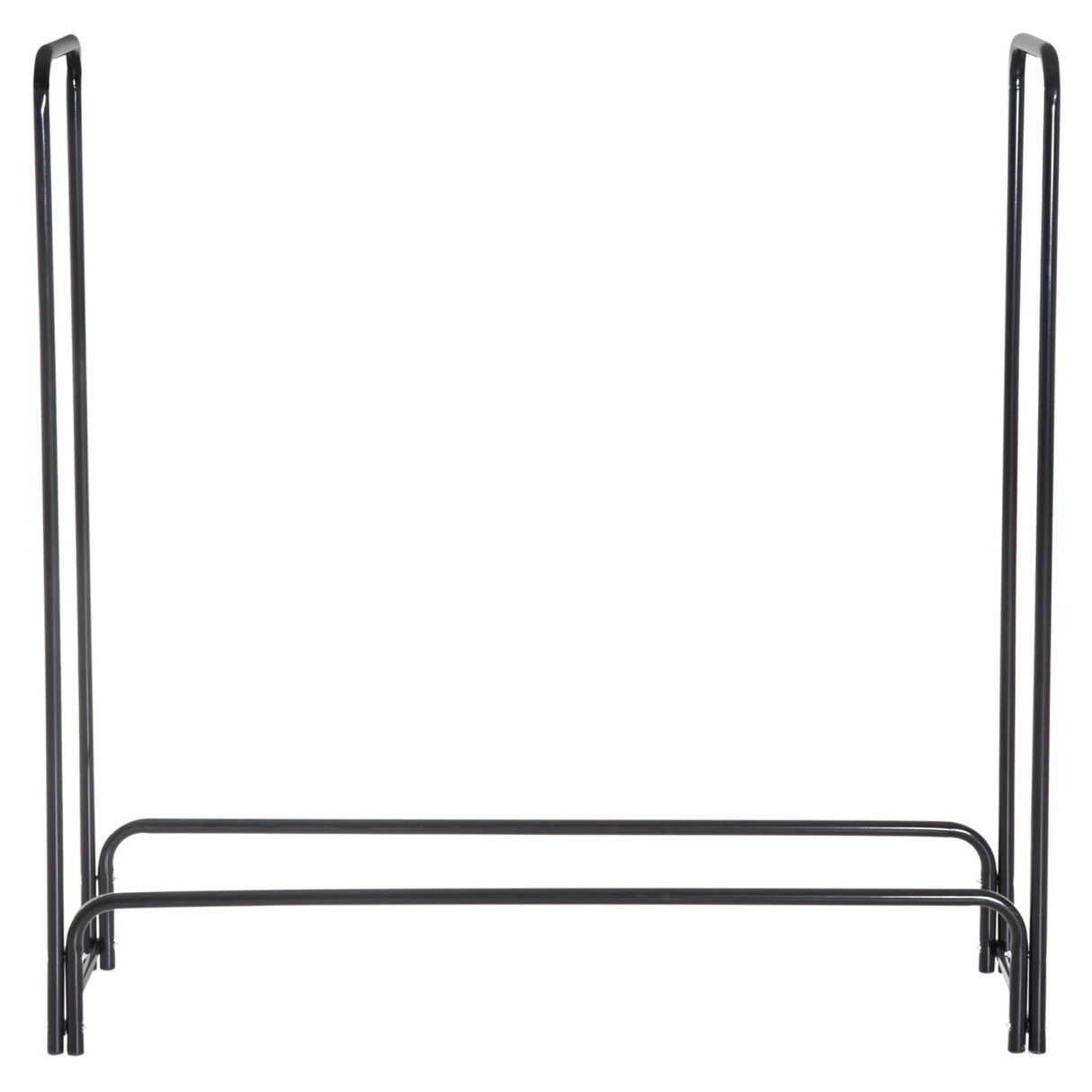 easycomfort easycomfort scaffale porta legna da interno per camino in ferro nero 122x35x122cm ean 8054111841917