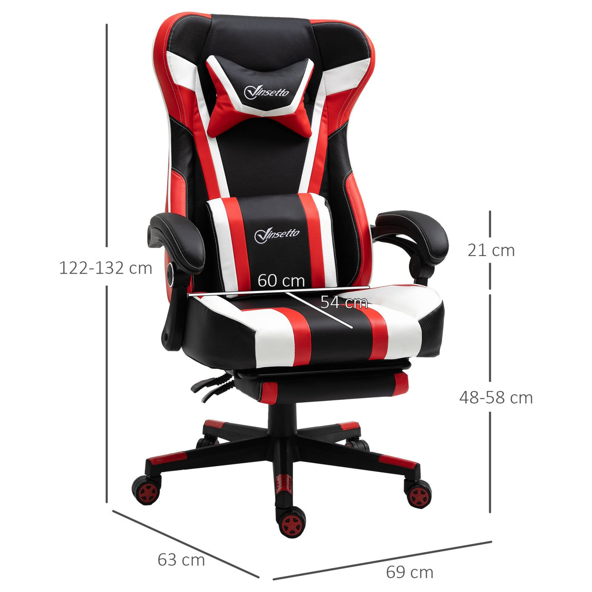 easycomfort easycomfort sedia gaming ufficio poltrona racing reclinabile altezza regolabile ean 8055776910673