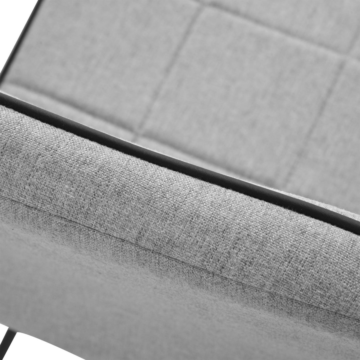 easycomfort easycomfort set di 2 sedie da pranzo trapuntate con struttura in acciaio grigio chiaro ean 8054144138954