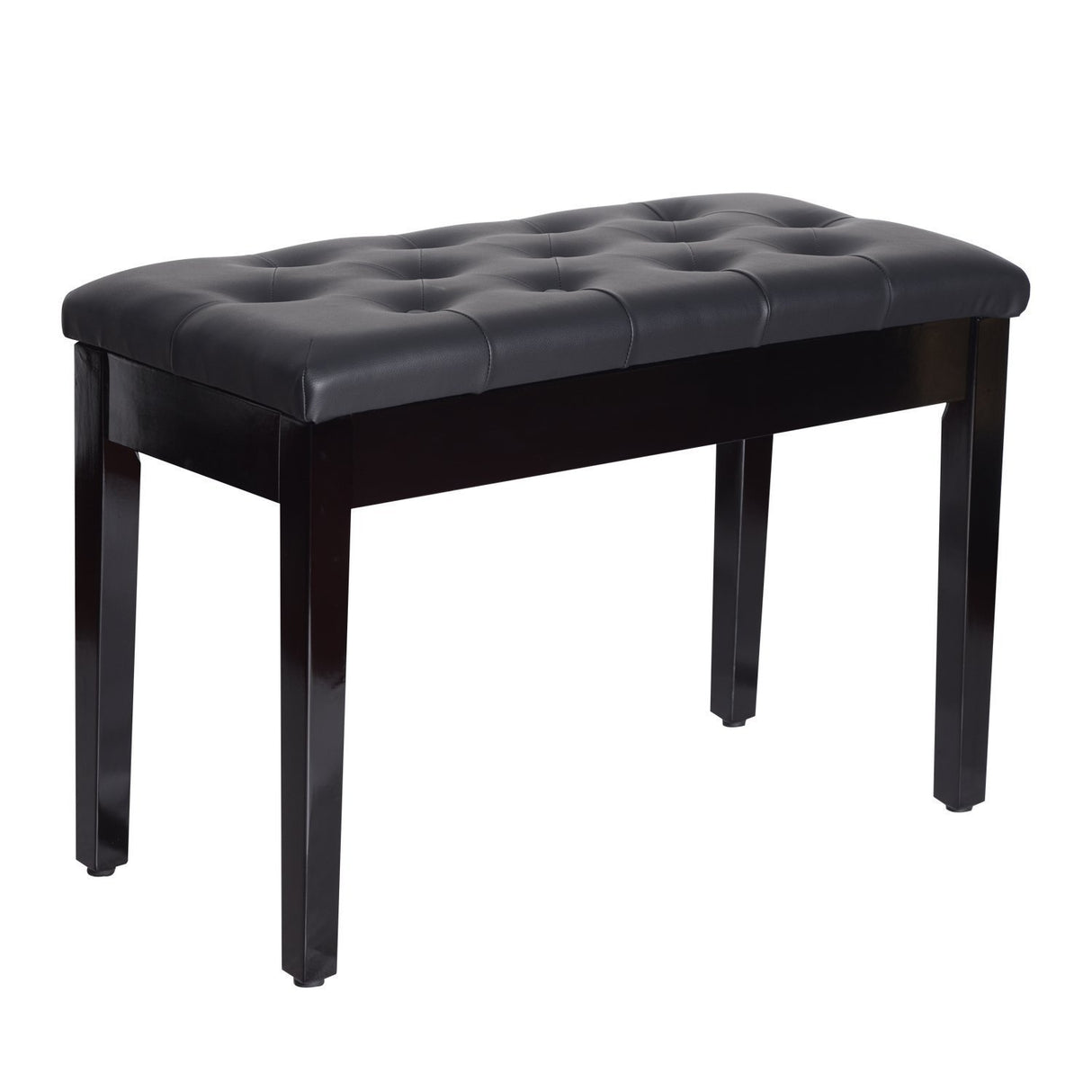 easycomfort easycomfort sgabello panchetta panchina sedia per pianoforte con vano portaoggetti nero 75x35x50 cm ean 8054144134031