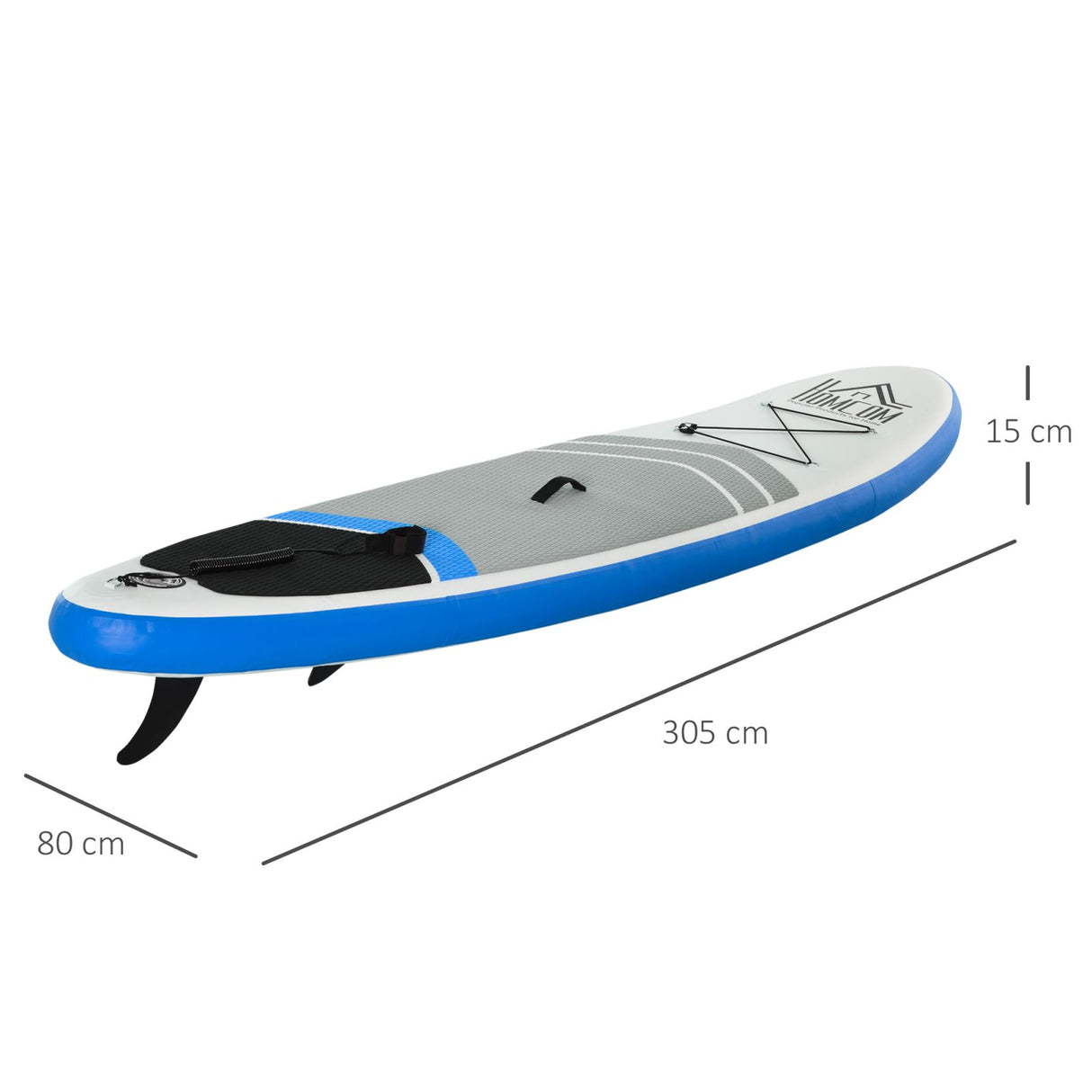 easycomfort easycomfort tavola sup gonfiabile con accessori inclusi stand up paddle per adulti e teenager 305x80x15cm blu e bianco ean 8055776916583