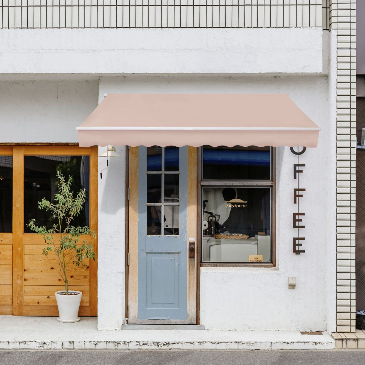 easycomfort easycomfort tenda da sole per esterno a bracci 3 5x2 5m con manovella metallo e poliestere beige ean 8055776912967