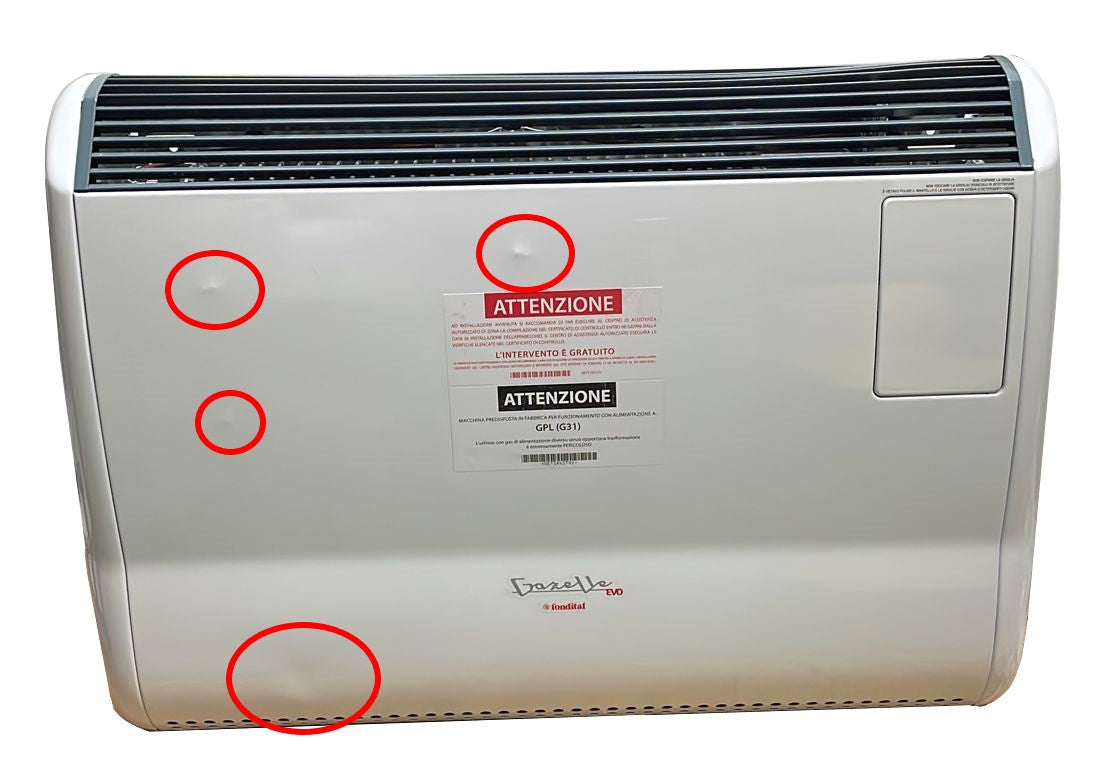 fondital area occasioni radiatore a gas stufa convettiva fondital gazelle evo 7000 gpl da 588 kw kit fumi in omaggio