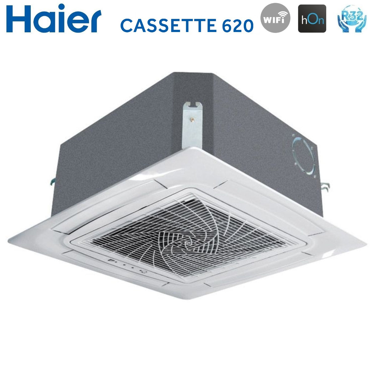 haier climatizzatore condizionatore haier trial split inverter a cassetta 620 9912 con 3u55s2sr3fa r 32 wi fi optional 9000900012000 con griglia inclusa