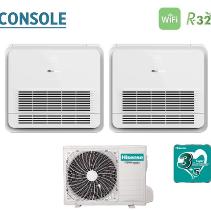 immagine-2-hisense-climatizzatore-condizionatore-hisense-dual-split-console-99-con-2amw42u4rgc-r-32-wi-fi-optional-telecomando-di-serie-incluso-90009000