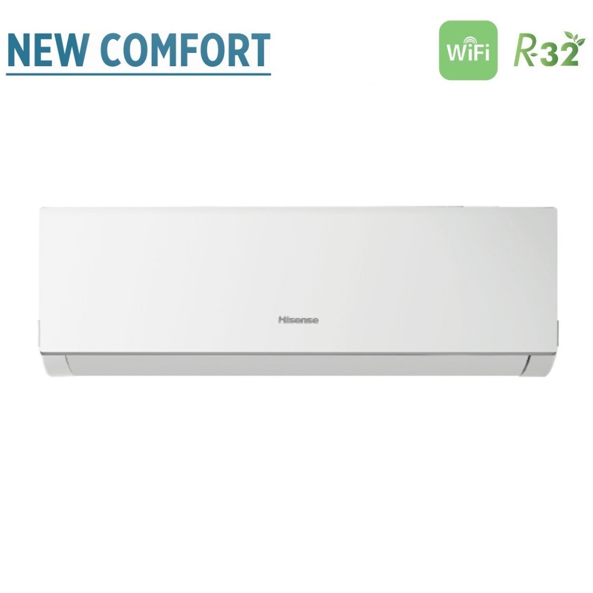 hisense climatizzatore condizionatore hisense trial split inverter serie new comfort 5718 con 3amw72u4rfa r 32 wi fi optional 5000700018000