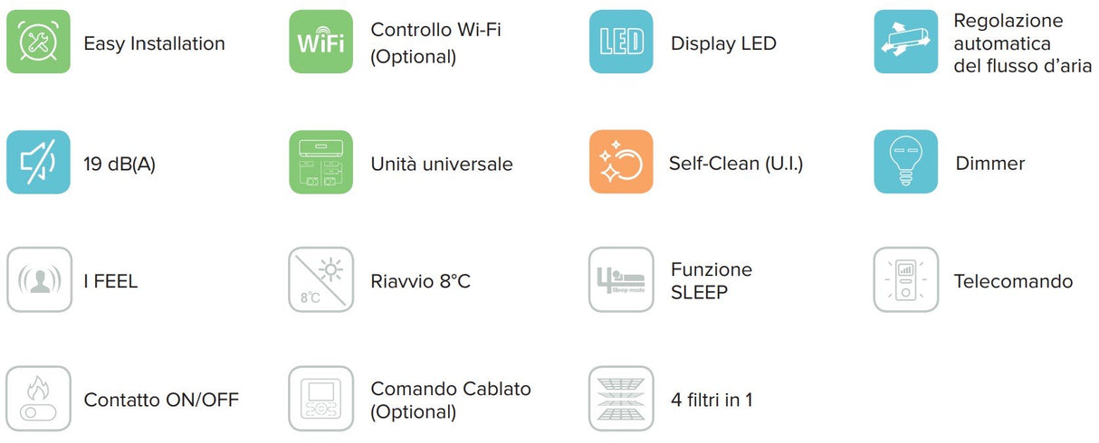 hisense climatizzatore condizionatore hisense trial split inverter serie new comfort 9918 con 4amw105u4raa r 32 wi fi optional 9000900018000