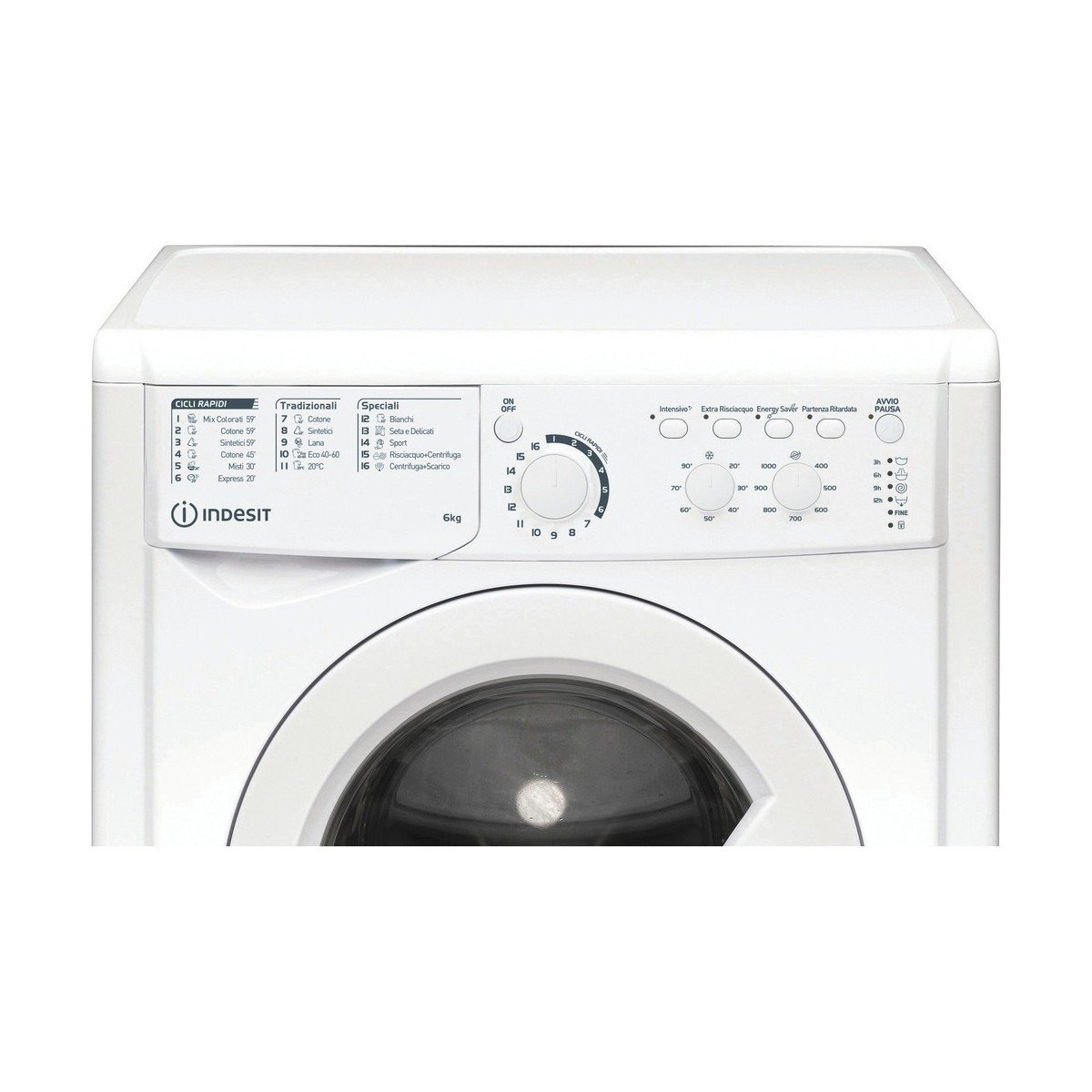 indesit lavatrice a carica frontale indesit 6 kg ewc 61051 w it n 1000 giri classe f ean 8050147619742