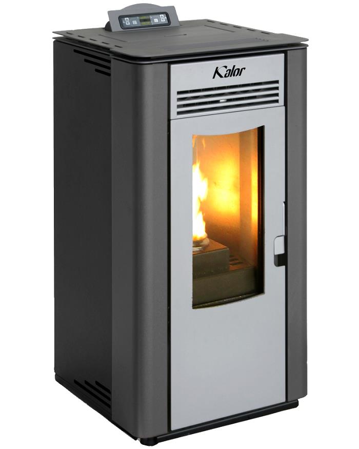 kalor stufa a pellet kalor modello miriam 10 887 kw in acciaio vari colori disponibili bianca