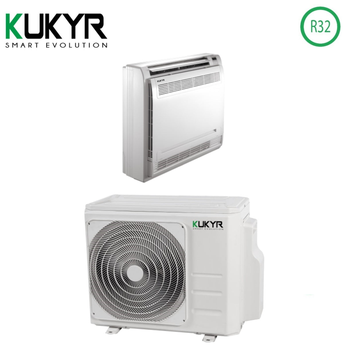kukyr offerta climatizzatore condizionatore kukyr console pavimento inverter 16000 btu r 32 con telecomando infrarossi incluso
