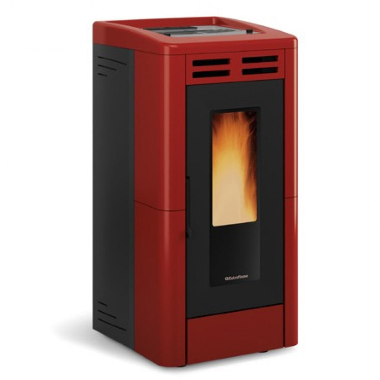 la nordica stufa a pellet in maiolica la nordica extraflame modello anastasia plus 12 kw disponibile in vari colori bianca