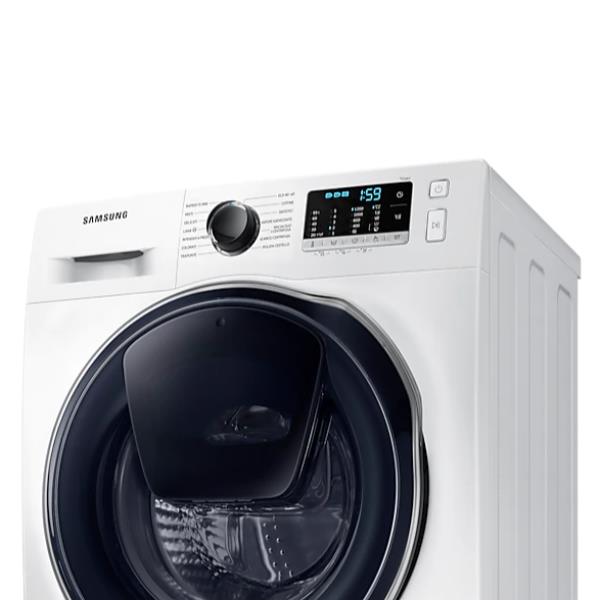 lavatrice a carico frontale samsung 8 kg slim ww8nk52e0vw classe c a85xp456xl60 1200 giri addwash ecolavaggio vapore igienizzante ean 8806090571565