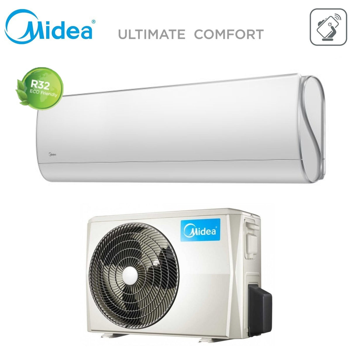 midea climatizzatore condizionatore midea inverter serie ultimate comfort 12000 btu msmtau 12hrfn8 r 32 wi fi integrato