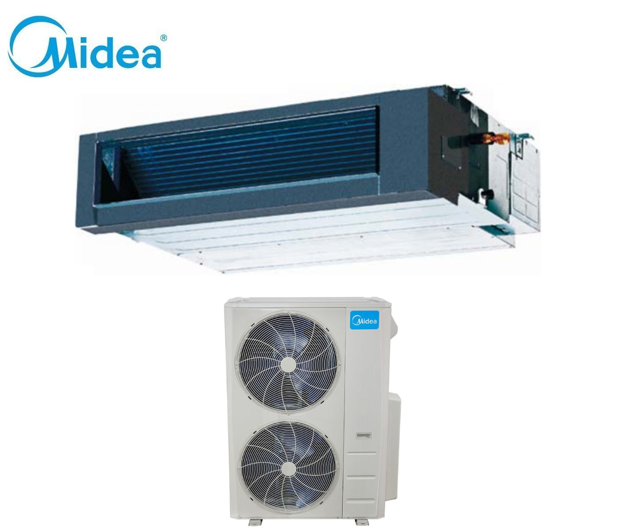 midea offerta climatizzatore condizionatore canalizzato canalizzabile midea inverter 48000 btu mtb 140 moue 140k monofase r 410
