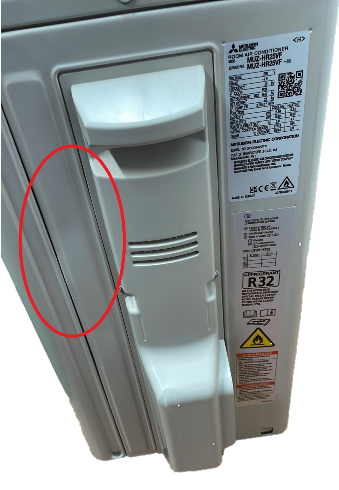 mitsubishi electric area occasioni climatizzatore condizionatore mitsubishi electric inverter serie smart msz hr 9000 btu msz hr25vf r 32 wi fi optional classe aa 1