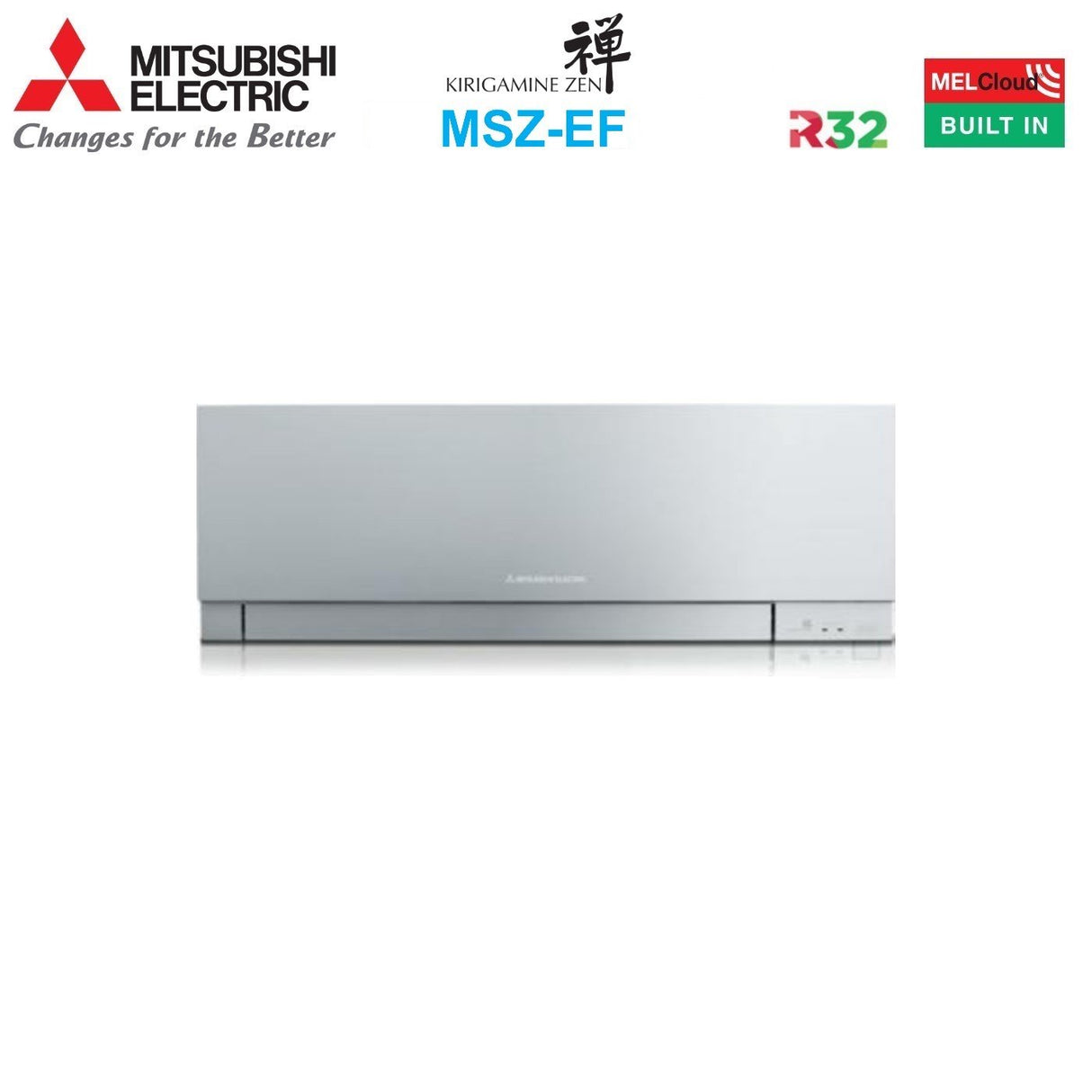 mitsubishi electric climatizzatore condizionatore mitsubishi electric trial split inverter serie kirigamine zen silver msz ef 777 con mxz 3f54vf r 32 wi fi integrato colore argento 700070007000