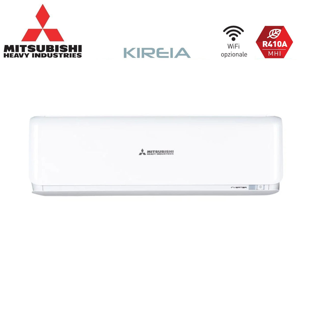 mitsubishi heavy industries climatizzatore condizionatore mitsubishi heavy industries dual split inverter serie kireia white 77 con scm40zs s r 410 wi fi optional 70007000 colore bianco