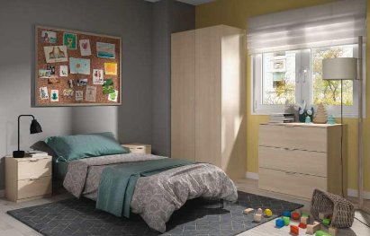 no brand armadio 2 ante cm 81x52x180h rovere