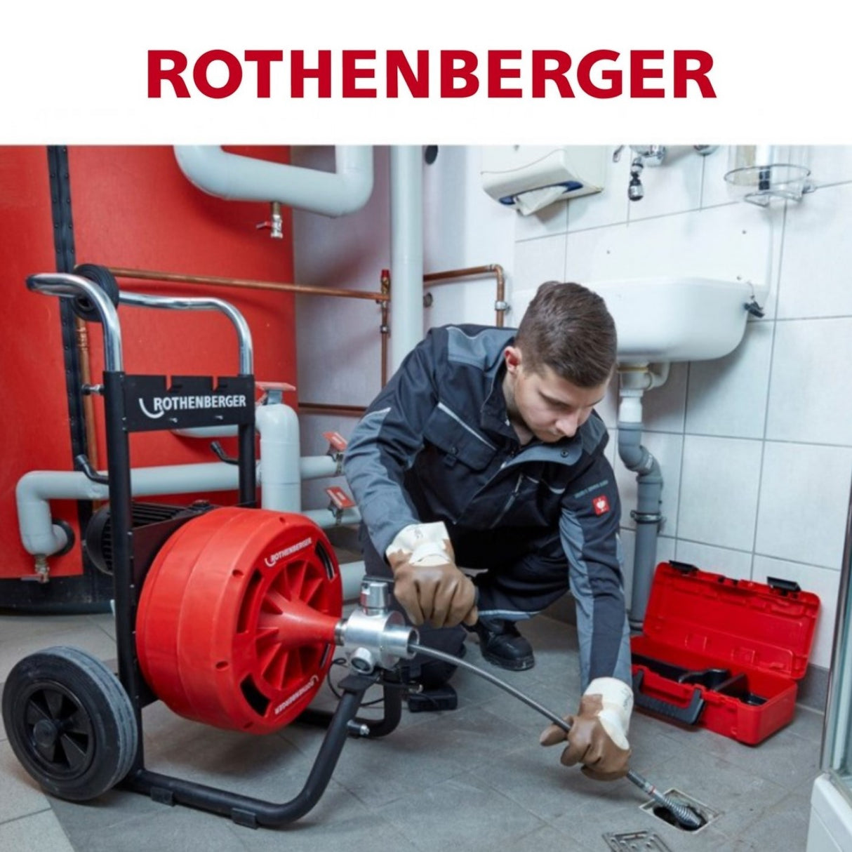 rothenberger set disotturatrice a tamburo rothenberger modello rodrum l20 con tamburo l20