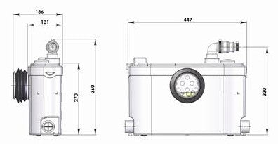sfa trituratore marca sfa sanitrit modello sanislim ean 3308819901394