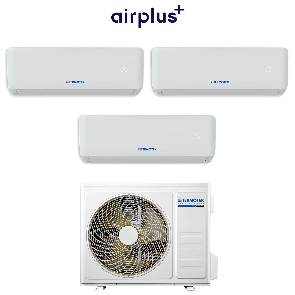 termotek climatizzatore condizionatore termotek trial split inverter serie airplus 9912 con 3c r 32 wi fi integrato 900090009000