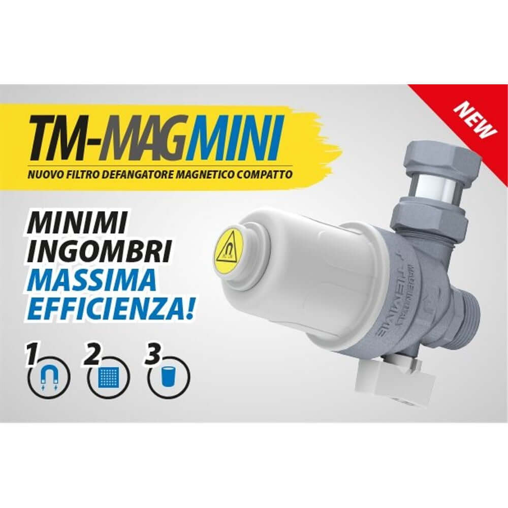 tiemme defangatore magnetico sotto caldaia tiemme tm mag mini 34