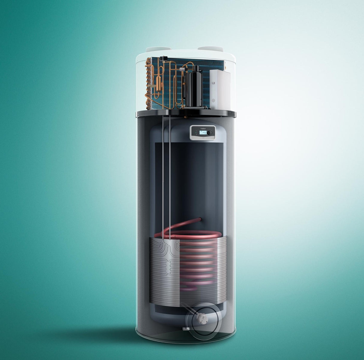 vaillant scaldacqua in pompa di calore vaillant arostor b 2705 da 270 litri 0010026817 gas r290 installazione a basamento