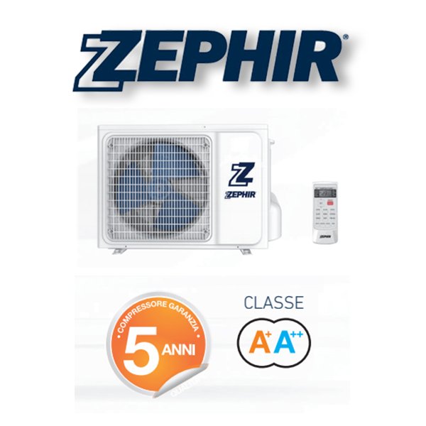 zephir climatizzatore condizionatore zephir inverter serie elegance 12000 btu zcm12000 r 32 classe aa ean 8019101724410