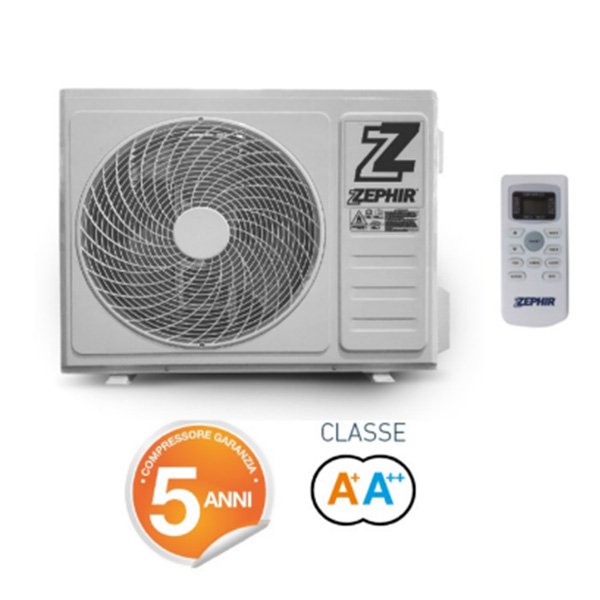 zephir climatizzatore condizionatore zephir inverter serie matt 24000 btu zem24000 r 32 classe aa