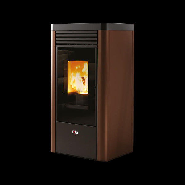 anselmo cola stufa a pellet anselmo cola mod klean 827 kw wi fi vari colori disponibili novita nera ean 99811631