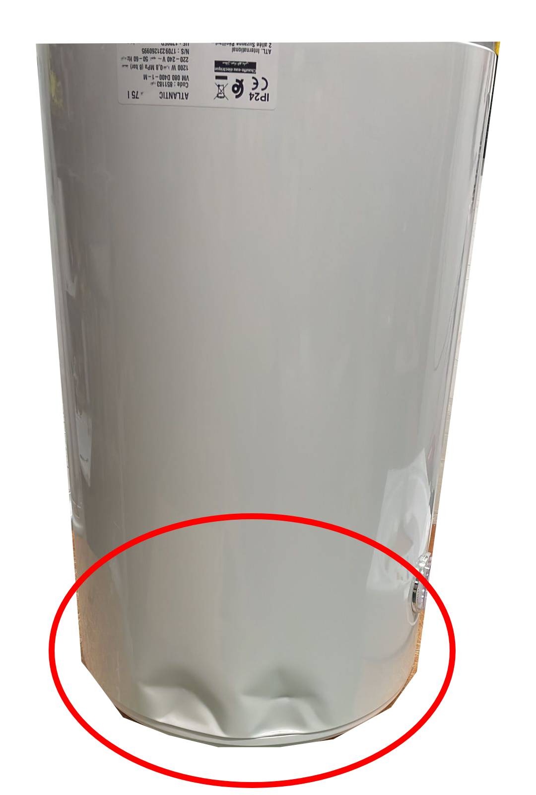 atlantic area occasioni scaldabagno scaldacqua elettrico atlantic ego 80 litri verticale cod 851183 80 lt 2 anni di garanzia ao1028