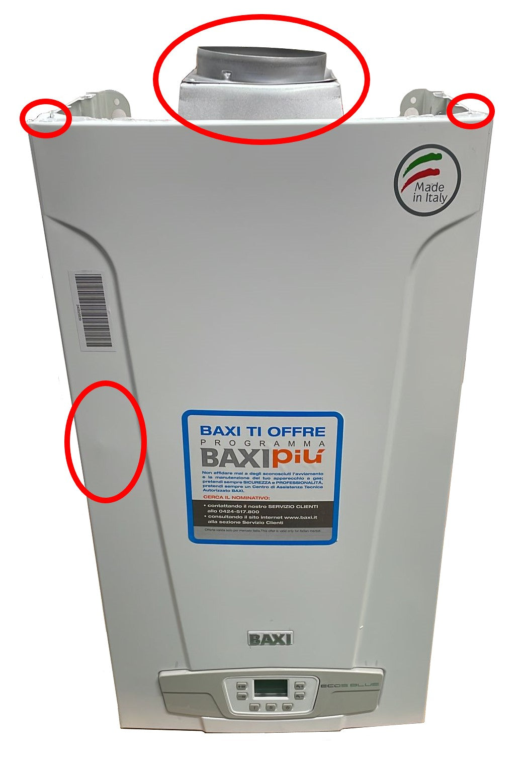 baxi area occasioni caldaia baxi camera aperta eco5 blue 24 low nox gpl