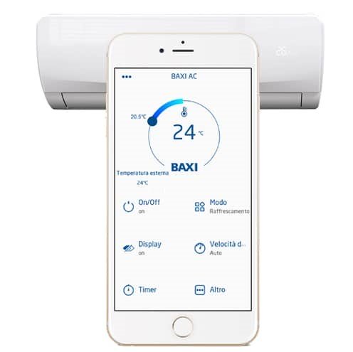 baxi controllo interfaccia wi fi air connect per climatizzatori baxi ean 8022945996226