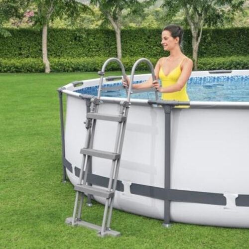 bestway piscina fuori terra bestway 56488 steel pro max 457x107h top di coperturascaletta rampa esternapompa filtrante 14 970 litri