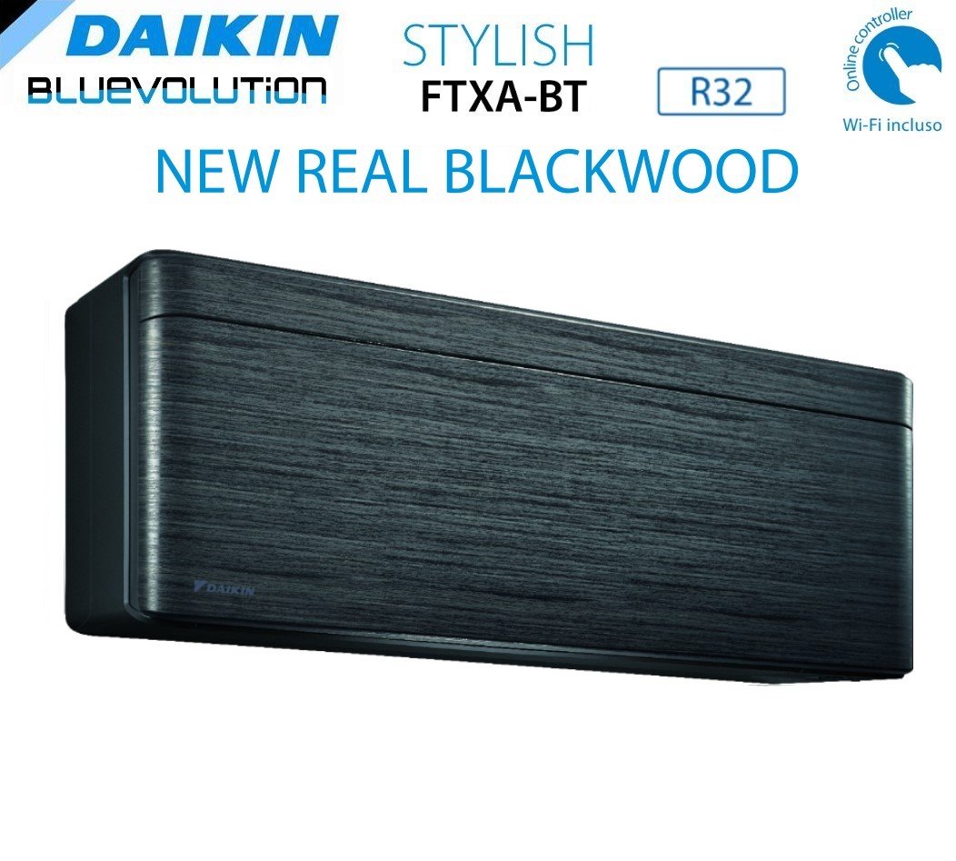 daikin climatizzatore condizionatore daikin bluevolution penta split inverter serie ftxa bt stylish real blackwood 77777 con 5mxm90n r 32 wi fi integrato 70007000700070007000 colore legno nero garanzia italiana