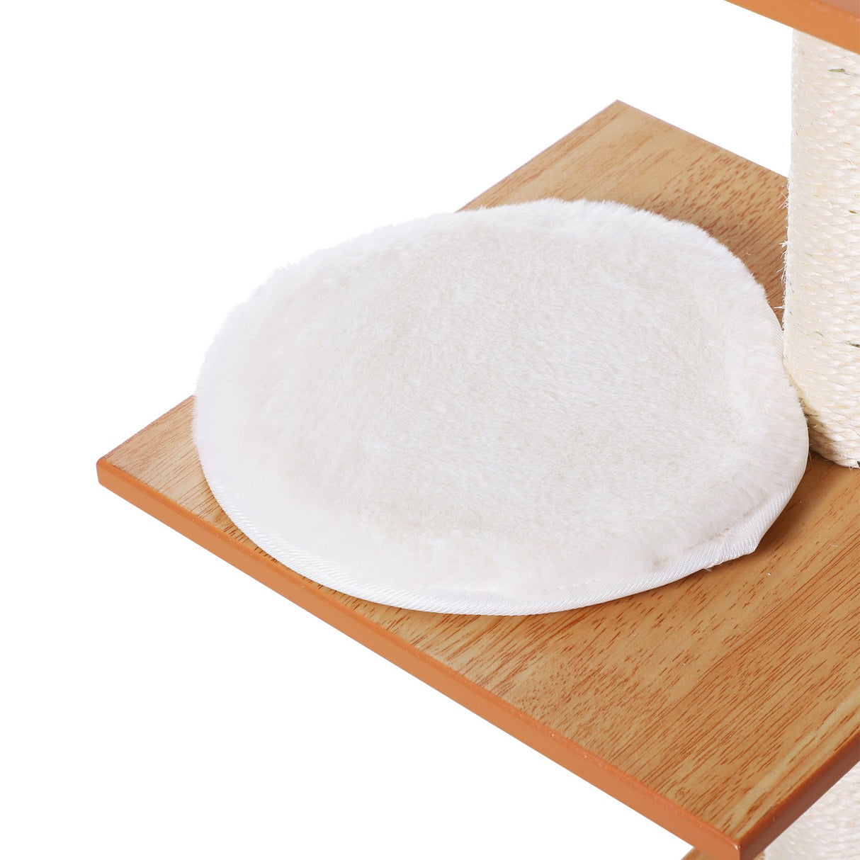 easycomfort easycomfort albero per gatti con 2 pali in legno e sisal e cuscini su 3 livelli 50 x 40 x 91cm ean 8054144133362