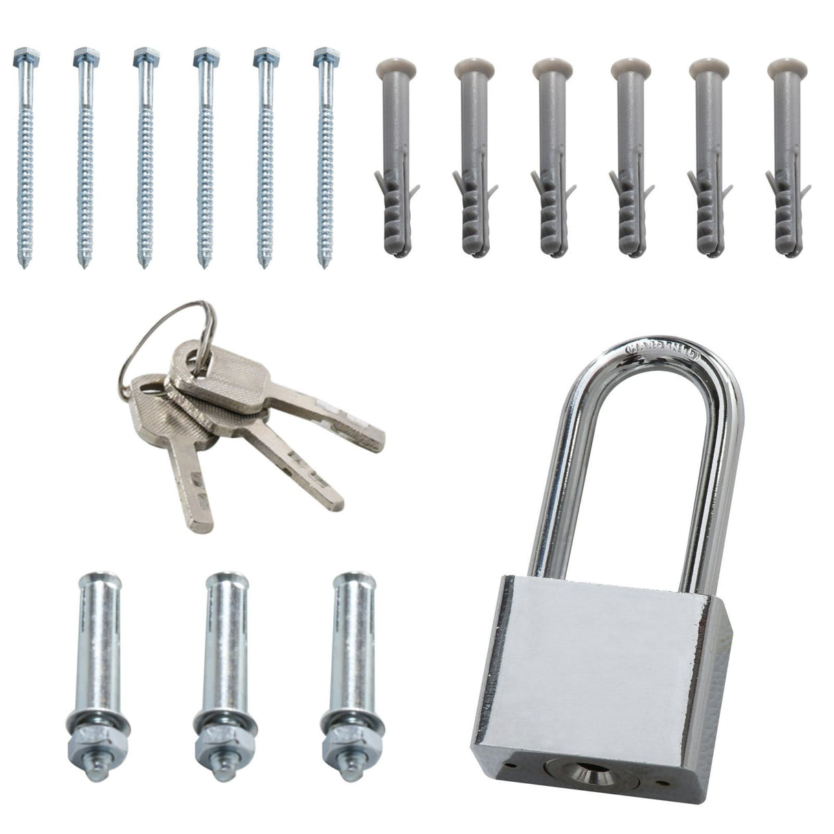 easycomfort easycomfort barriera parcheggio pieghevole e manuale in metallo con catarifrangenti e 2 chiavi ean 8054111841788