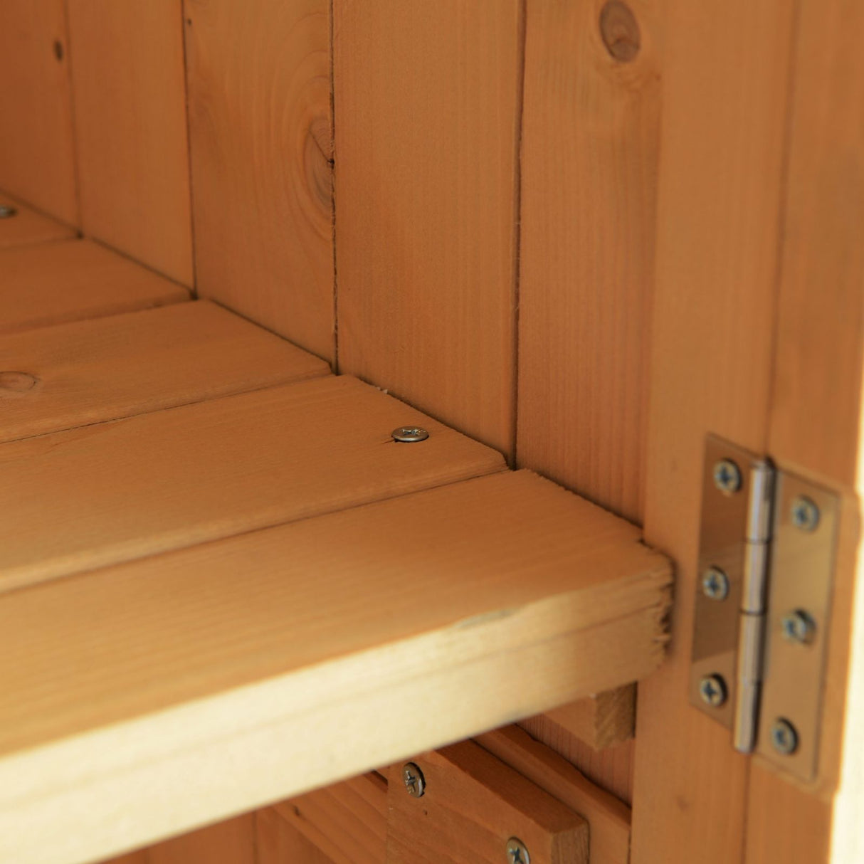 easycomfort easycomfort capanno per attrezzi e utensili da giardino con 4 scompartimenti in legno di abete impermeabile 87x46 5x160cm ean 8055776914152