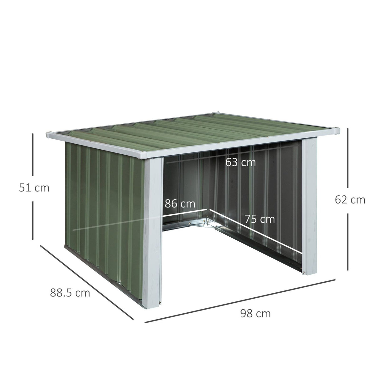 easycomfort easycomfort casetta per robot tagliaerba automatico in acciai tetto inclinato apertura 63cm ean 8054144137865