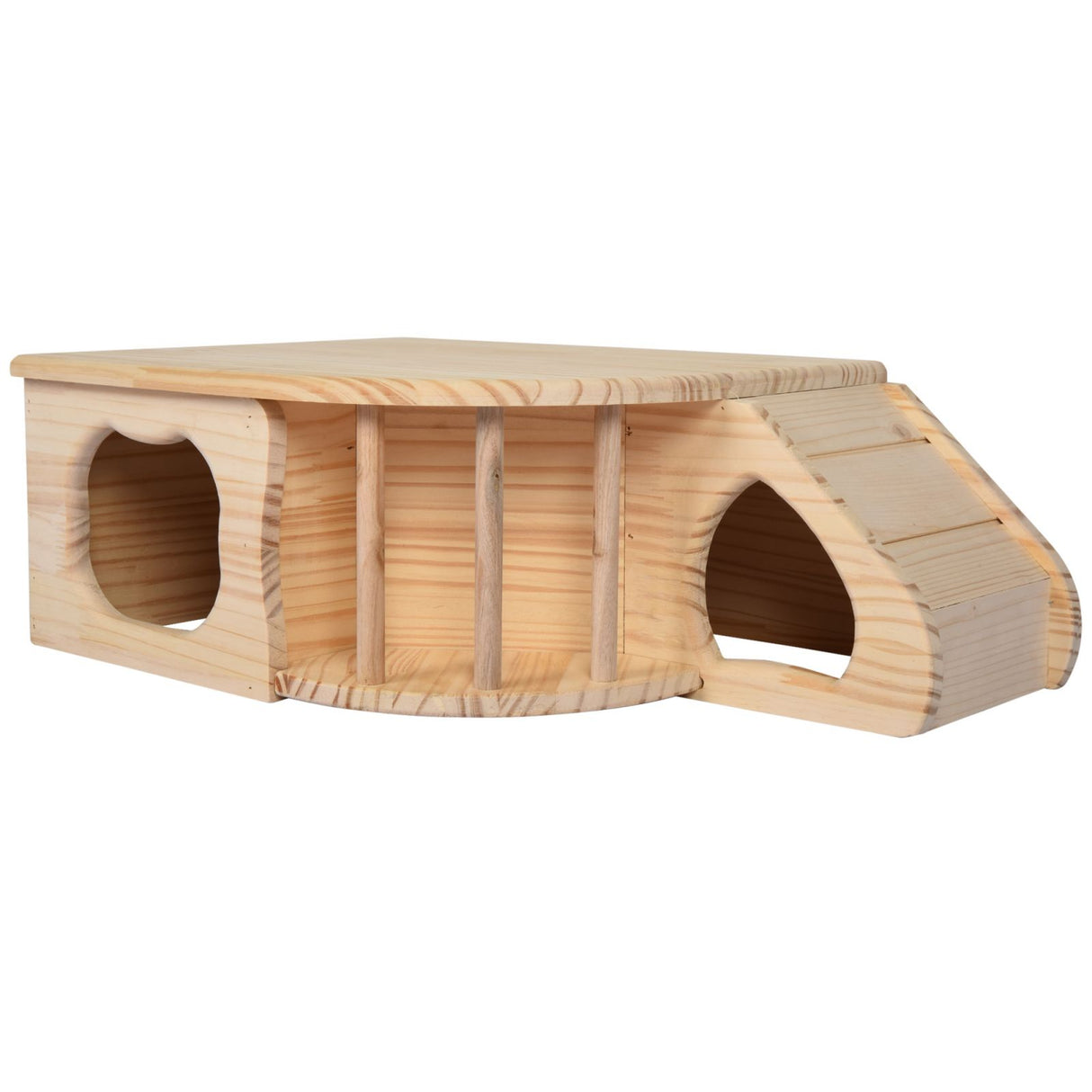 easycomfort easycomfort casetta riparo per roditori e piccoli animali in legno di abete ean 8054111845571