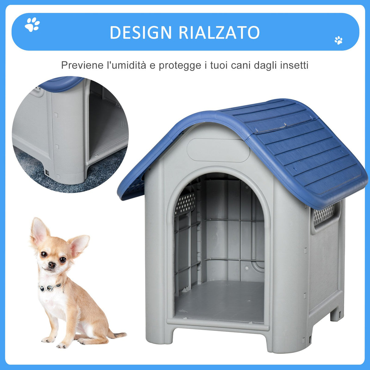 easycomfort easycomfort cuccia per cani di taglia piccola carlino chihuahua casetta da esterno ean 8054144139319